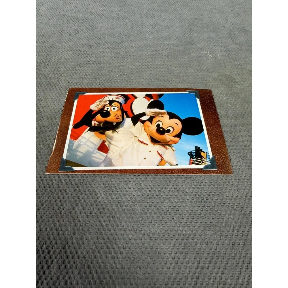 Disney Cruise Line Postcard Captain Mickey Mouse First-Mate Goofy Nautical